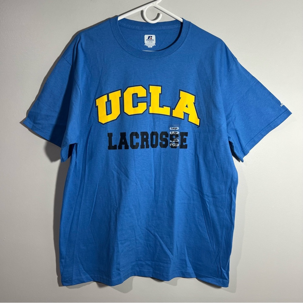 NEW Russell Athletic UCLA Bruins Lacrosse LAX Short Sleeve T-Shirt Mens Large